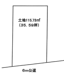 北坂戸駅　徒歩7分　土地面積:117.68平米 ( 35.59坪 )　